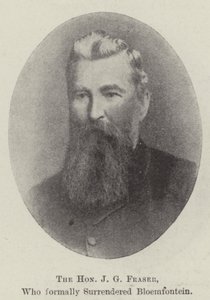 Ctihodný JG Fraser, který formálně vzdal Bloemfontein od English Photographer