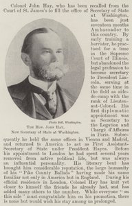 Ctihodný John Hay, nový ministr zahraničí ve Washingtonu od English Photographer
