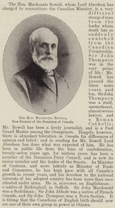 Ctihodný Mackenzie Bowell, nový premiér kanadského Dominionu od English Photographer
