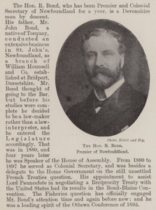 Ctihodný R Bond, premiér Newfoundlandu od English Photographer