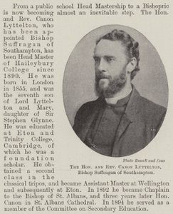 Ctihodný a reverend Canon Lyttelton, biskup Suffragan ze Southamptonu od English Photographer
