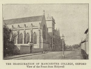 Inaugurace Manchester College v Oxfordu od English Photographer