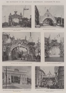 Inaugurace Australského společenství, oslavy v Sydney od English Photographer