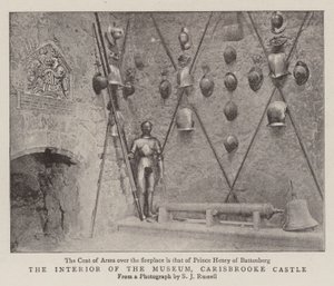 Interiér muzea, hrad Carisbrooke od English Photographer