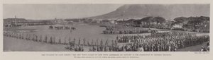 Invaze do Cape Colony, Novoměstská garda Kapského Města shromážděná 12. ledna k inspekci generálem Brabantem od English Photographer