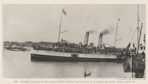Islander, vlajková loď kanadské tichomořské aljašské linie, ztroskotaná ledovcem u Juneau na Aljašce, 16. srpna od English Photographer