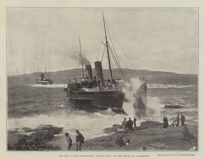 Parník Isle of Man Monas Isle on the Rocks v Castletownu od English Photographer