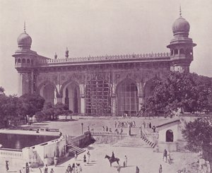 Jumma Musjid, Hajdarábád od English Photographer