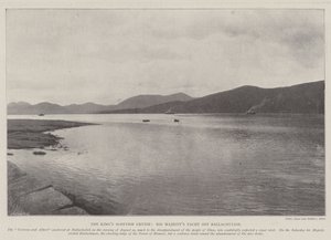 Kings Scottish Cruise, jachta Jeho Veličenstva u Ballachulish od English Photographer