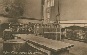 The Kitchen, Christ Church, Oxford. Pohlednice odeslána v roce 1913. od English Photographer