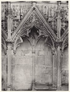 Lady Chapel, Ely Cathedral: North Side, XVIII (č/b foto) od English Photographer