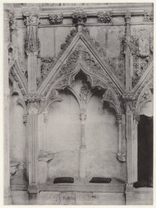Lady Chapel, Ely Cathedral: South Side, from East, I (č/b foto) od English Photographer