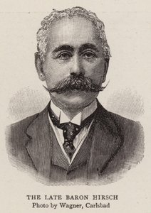 Zesnulý baron Hirsch od English Photographer