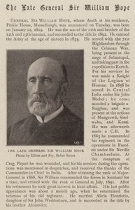 Zesnulý generál Sir William Hope od English Photographer