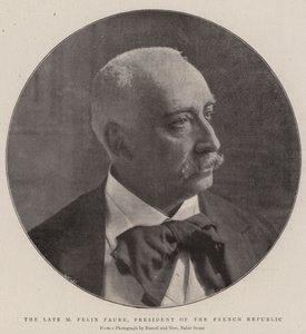 Zesnulý M Felix Faure, prezident Francouzské republiky od English Photographer