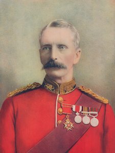 Zesnulý generálmajor Sir E. R. P. Woodgate. Zemřel na zranění obdržená na Spion Kop