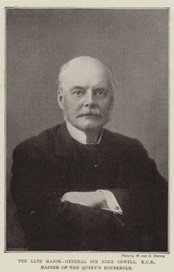Zesnulý generálmajor Sir John Cowell, KCB, Master of the Queens Household od English Photographer