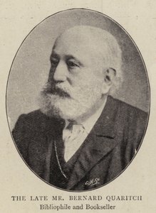 Zesnulý pan Bernard Quaritch od English Photographer
