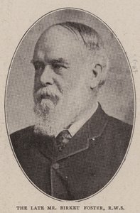 Zesnulý pan Birket Foster, RWS od English Photographer