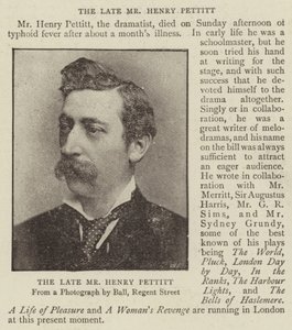 Zesnulý pan Henry Pettitt od English Photographer