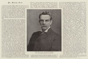 Zesnulý pan William Black od English Photographer