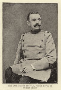 Zesnulý princ Leopold, královský princ z Anhalt-Dessau od English Photographer