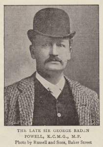 Zesnulý sir George Baden od English Photographer