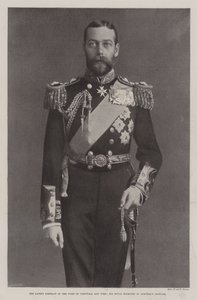 Nejnovější portrét vévody z Cornwallu a Yorku, Jeho královská Výsost v kostýmu admirálů