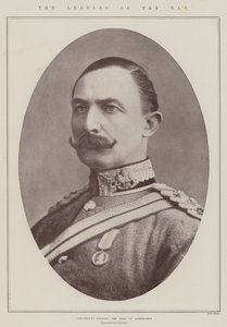 Vůdci CIV, podplukovník hrabě z Albemarle, velící pěchotě od English Photographer