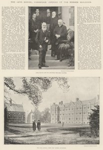 Škola Leys, Cambridge, otevření vědeckých budov
