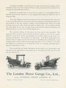 Společnost London Motor Garage Co od English Photographer