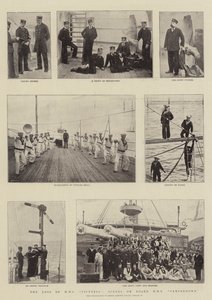Ztráta HMS Victoria, scény na palubě HMS Camperdown
