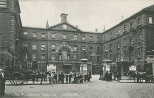 The Middlesex Hospital, Londýn, 1910 od English Photographer