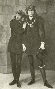 Slečny Isa Bowman a Bessie Hatton jako mladí princové v Richard III (hlubotisk) od English Photographer