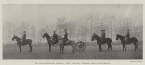Montgomeryshire Yeomanry s Pom-Pom se vrátili z aktivní služby od English Photographer