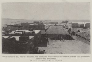 Vražda pana Jennera, Kismayu, přístav Jubaland, odkud britské síly postupují proti vrahům od English Photographer