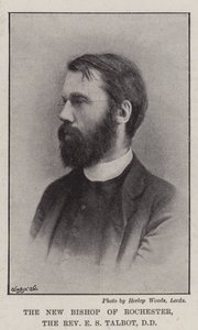 Nový biskup z Rochesteru, reverend E S Talbot, DD od English Photographer