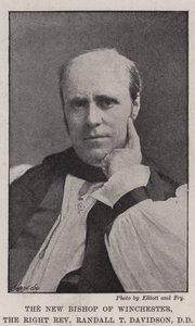 Nový biskup z Winchesteru, pravý reverend Randall T Davidson, DD od English Photographer