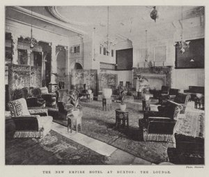 The New Empire Hotel v Buxton, Lounge od English Photographer