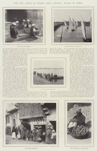 Nová epocha v historii otce Nilese, scény v Káhiře