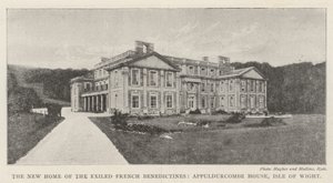 Nový domov vyhnaných francouzských benediktinů, Appuldurcombe House, Isle of Wight od English Photographer
