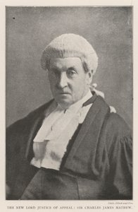 Nový lord odvolací soudce, Sir Charles James Mathew od English Photographer
