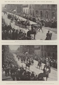 Nový místokrál Irska, vstup státu do Dublinu, 25. září od English Photographer