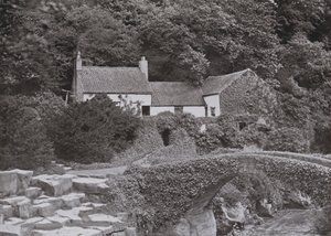 Starý mlýn, Jesmond Dene (č/b foto) od English Photographer
