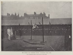 Oxford a Cambridge Sports, Swanwicks High Jump od English Photographer