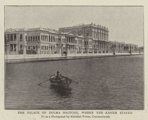 Palác Dolma Bagche, kde pobýval císař od English Photographer