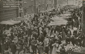 Drůbeží trh, Petticoat Lane, neděle ráno od English Photographer