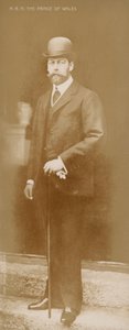 Princ z Walesu, budoucí král Jiří V. (černobílá fotografie) od English Photographer