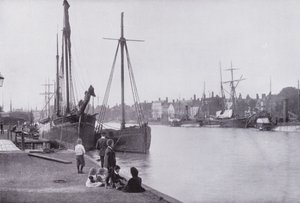 The Quays, Yarmouth (černobílá fotografie) od English Photographer