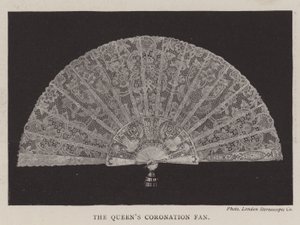 The Queens Coronation Fan od English Photographer